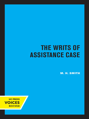 cover image of The Writs of Assistance Case